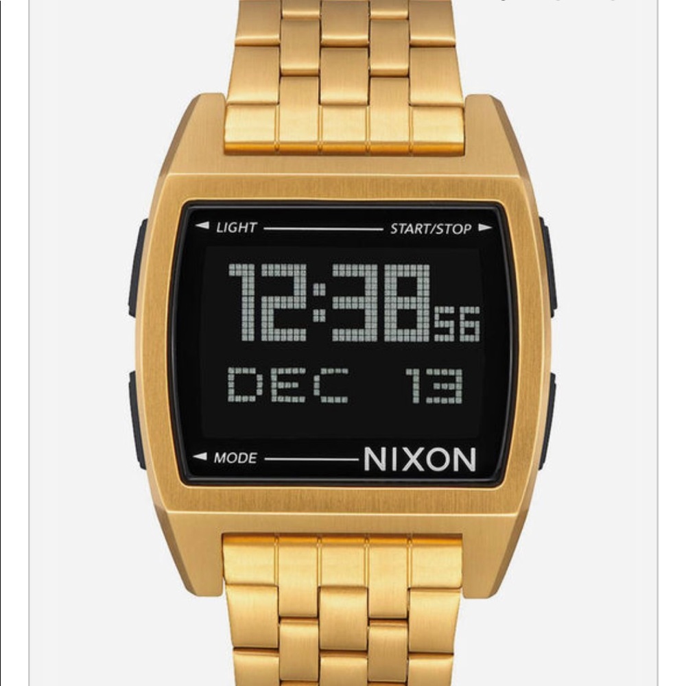 Men’s Nixon digital gold watch